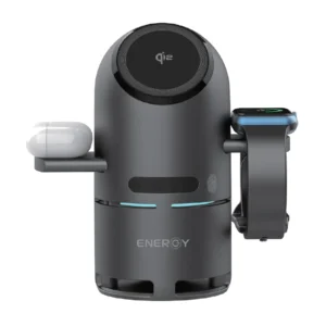 מעמד טעינה אלחוטית ENERGY Geometry 3 עם רמקול Bluetooth ותמיכה ב-MagSafe