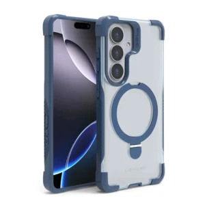 כיסוי Grip Case Legend MagSafe Samsung Galaxy S26 צבע כחול שקוף