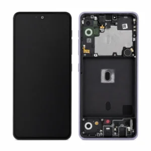 מסך LCD ומגע מקוריים כולל מסגרת ל-Samsung Galaxy A17 עם איכות תצוגה גבוהה, רגישות מגע מדויקת והתאמה מלאה למכשיר.