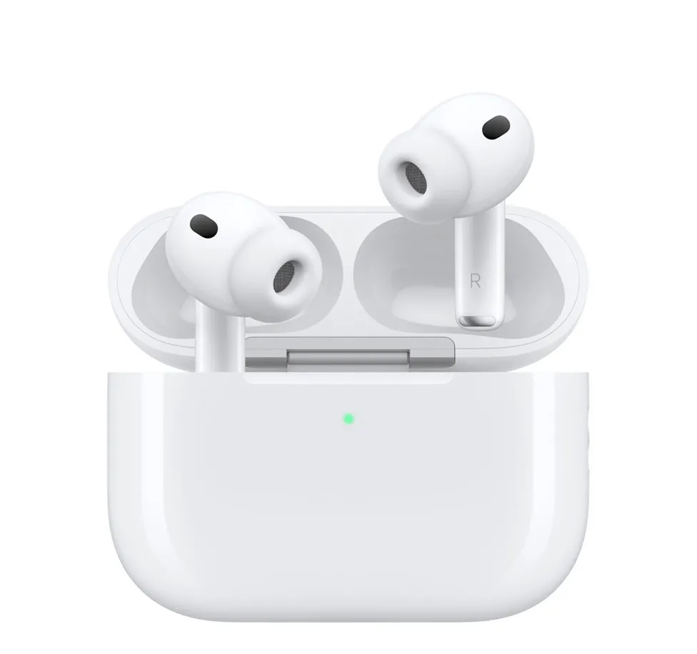 Apple AirPods Pro 3 עם מארז טעינה MagSafe USB-C ורמקול מובנה