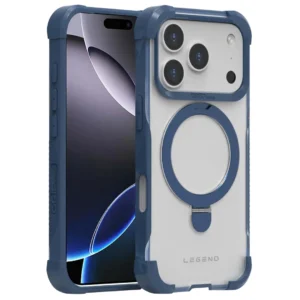 כיסוי Grip Case Legend MagSafe שקוף כחול עבור Apple iPhone 17 Pro Max