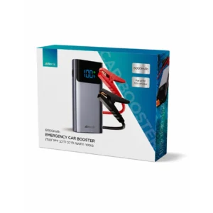 בוסטר התנעה לרכב Nordic QS001 6000mAh עם מסך דיגיטלי