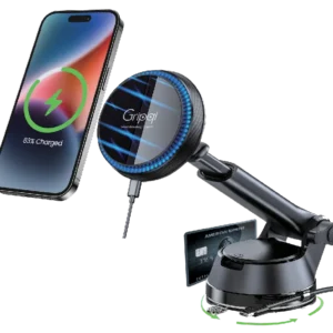 מעמד מגנטי GRIPQI XW40 עם טעינה אלחוטית 15W