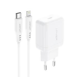 סט מטען ACEFAST A130 20W עם כבל USB-C ל־Lightning