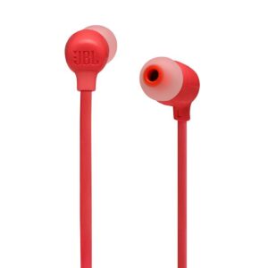 אוזניות אלחוטיות JBL TUNE125BT אדומות עם Bluetooth 5.0 ו־Pure Bass