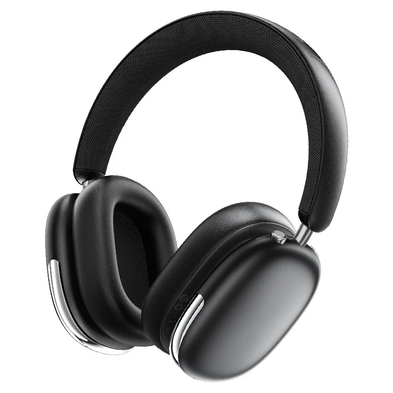 אוזניות ACEFAST H9 אפורות עם ANC עד 30dB, דרייברים 40 מ"מ, Bluetooth 5.4, מיקרופון HD וסוללה עד 55 שעות.