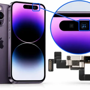 החלפת מצלמת סלפי קדמית iPhone 14 Pro Max Apple במעבדת מובייל סטייל
