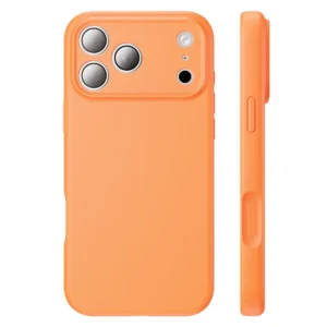 כיסוי מגנטי כתום Glossy & Matte MSCS85 ל־Apple iPhone 17 Pro