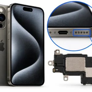 החלפת רמקול iPhone 15 Pro Apple במעבדת מובייל סטייל