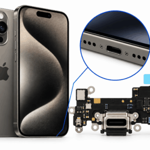 החלפת שקע טעינה iPhone 15 Pro Max Apple במעבדת מובייל סטייל